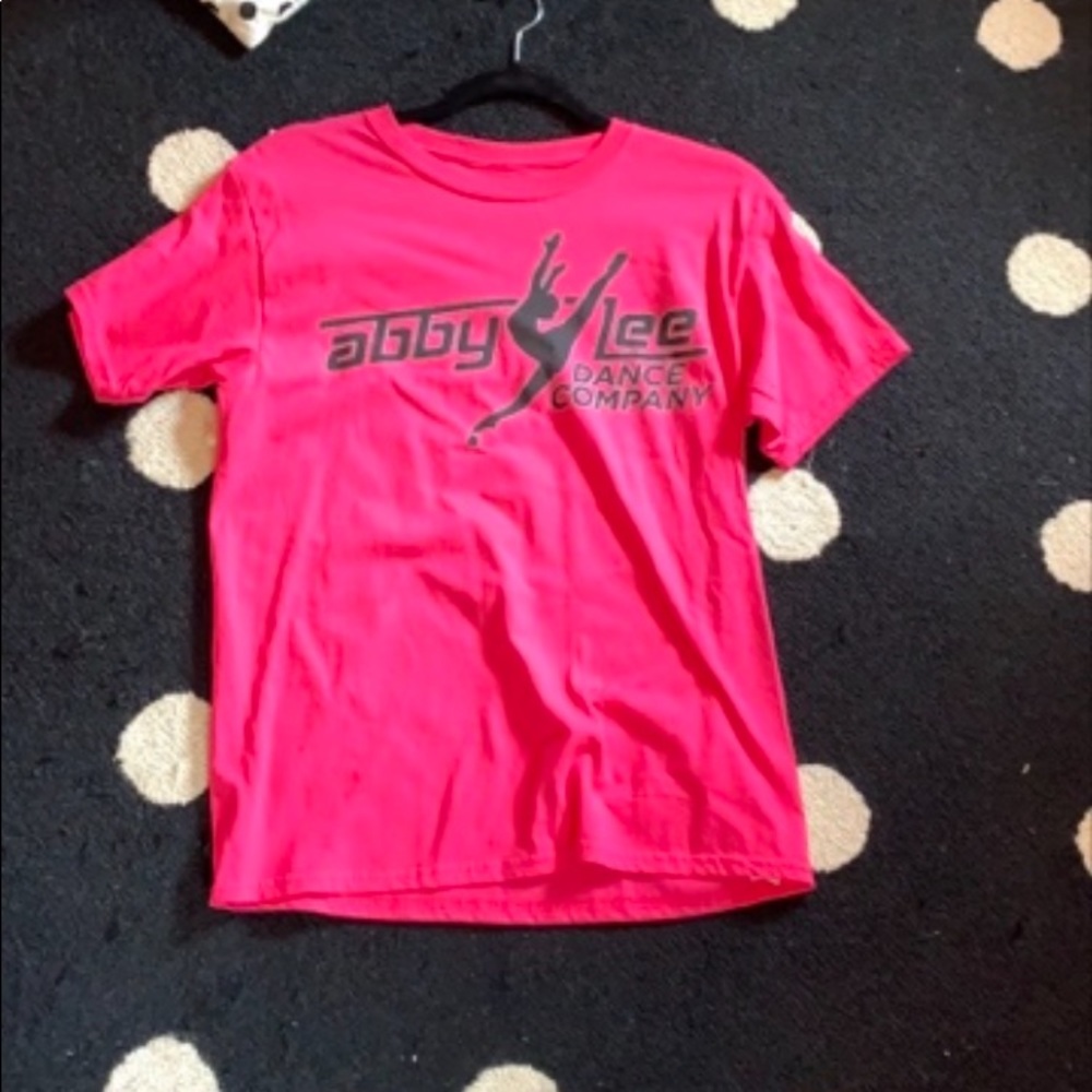 abby lee dance company pink tee